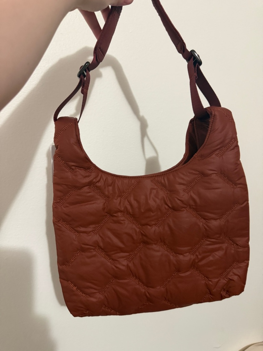 lululemon athletica Quilted Shoulder Mini Bag in Rust - Picture 2 of 5
